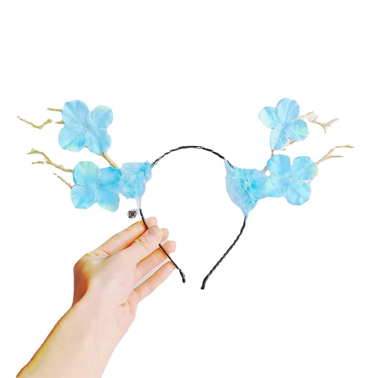 夜市摆摊小屋祯/节日用品头扣/发光头饰/发光wanju/地摊小精品白底实物图