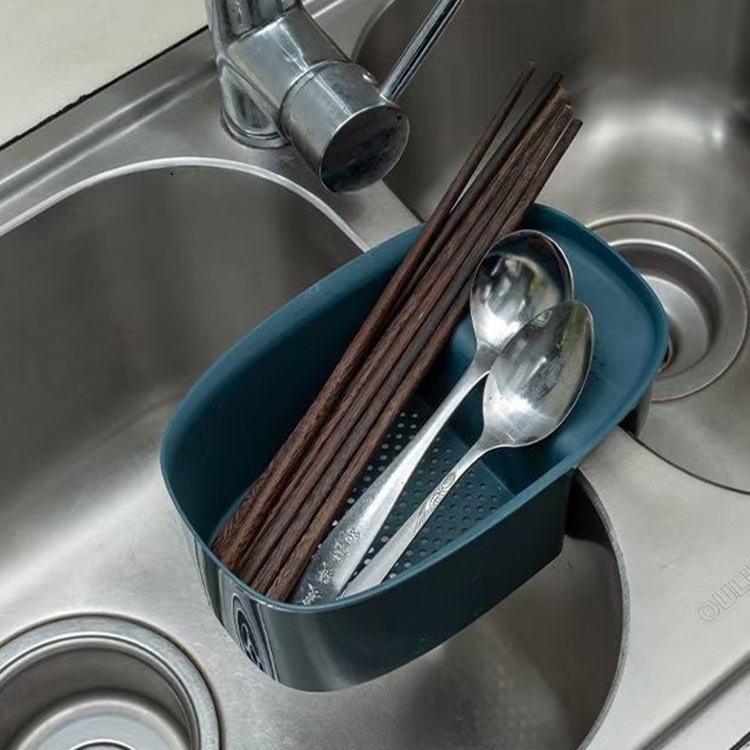 Manufacturers Direct Saddle Drain Basket Multi-Functional Pool Plastic Filter Basket Kitchen Sink Drain Basket Wholesale details Picture