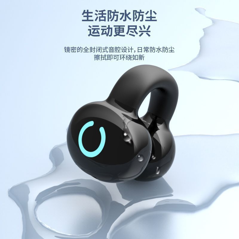 The new Berliner Sound ear-clip wireless Bluetooth headphones feature an open noise-cancelling design and an ultra-long battery life details Picture