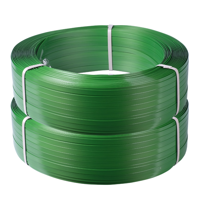 厂家批发pet塑钢打包带1608透明全自动机用带手工热熔捆扎打包带