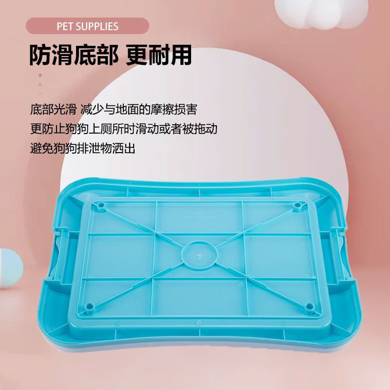 New small-sized flat grid toilet for pets, new dog toilet, dog urinal, dog potty Specification image