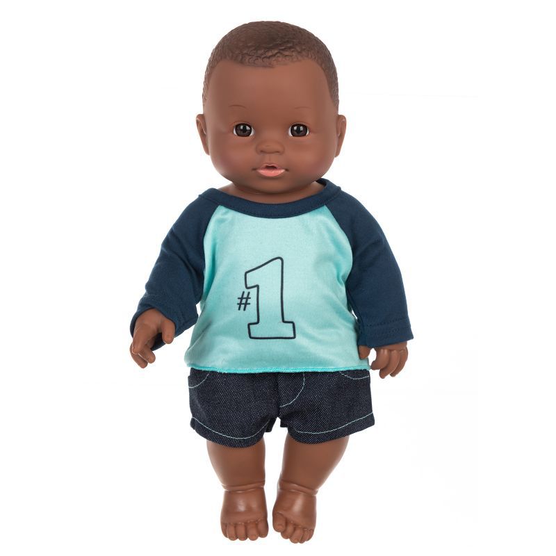 Crossover straight supply simulación muñeca 12 pulgadas americano niños niños juguetes de baloncesto traje de muñeca reborn details Picture