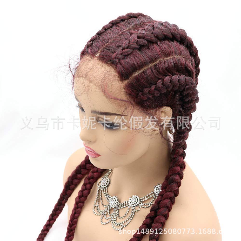 Braided Lace FrontWig4x Twist Braids Wig Application Scenario