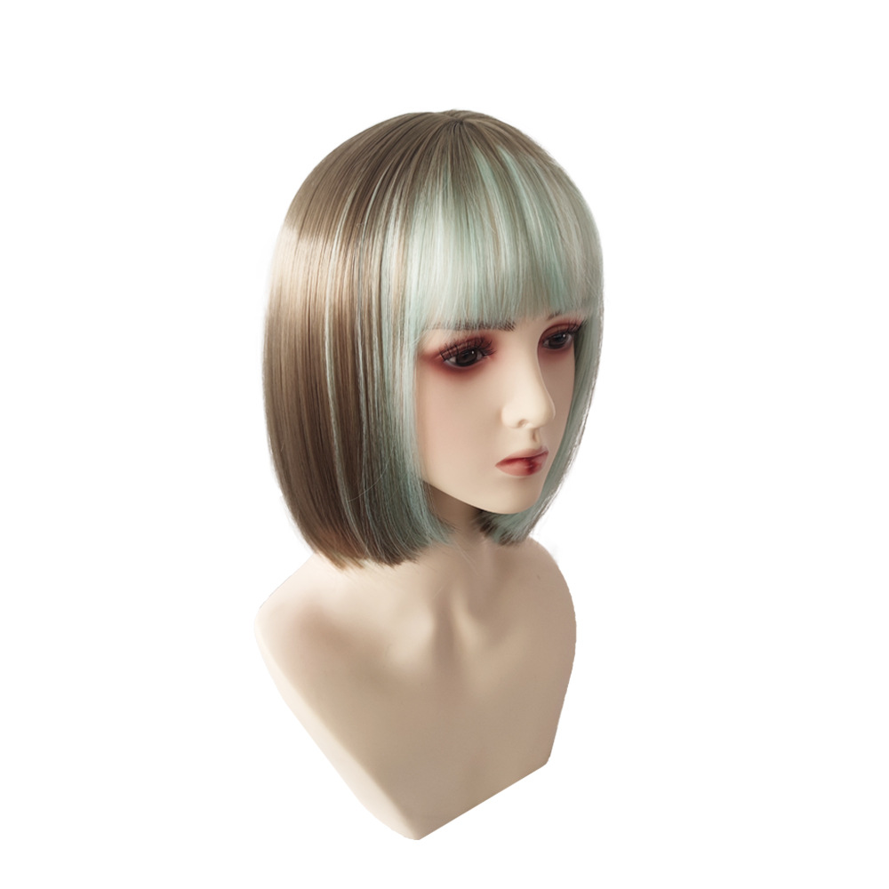 胎毛十龙须发/中老年假发/假发女短发中老年/棉花娃娃有骨架/Humanhair产品图