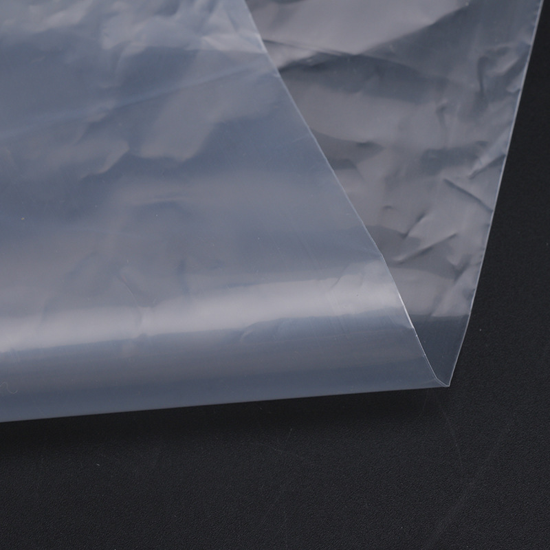 pe high-pressure flat bag, large-sized clothing dust-proof packaging bag, inner film plastic bag, transparent thickened plastic flat bag Item Picture