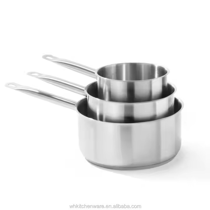 Stainless Steel Coffee Pot With Long Handle Single Bean With Magnetic Water Spoon Ladle Milk Pot With Graduated Outlet Special Stockpot