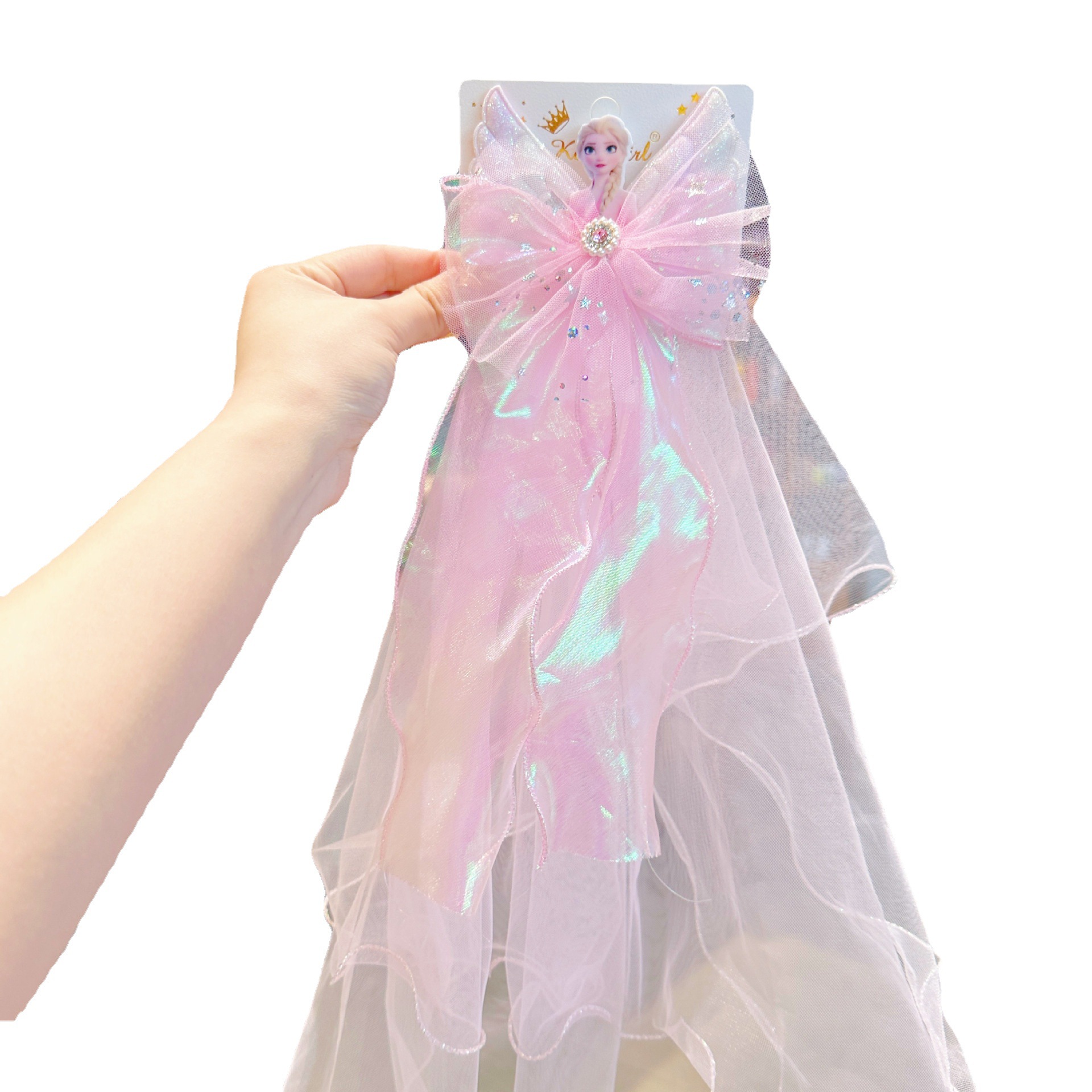 Children's Hairpin Korean New Cute Princess Wings Drape Hairpin Korean Version Delicate Little Girl Children Hair Accessories Item Picture