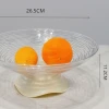 High-end appearance level, light luxury fruit baskets, dried fruit basins, household coffee tables, fruit plates with gilded edges, cross-border wholesale of fruit plates Application Scenario