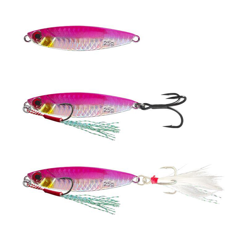Japanese-style cut iron plate lure bait, fake bait, iron plate wholesale, slow-sinking, falling and sinking lure fish bait, used for luring fish Item Picture
