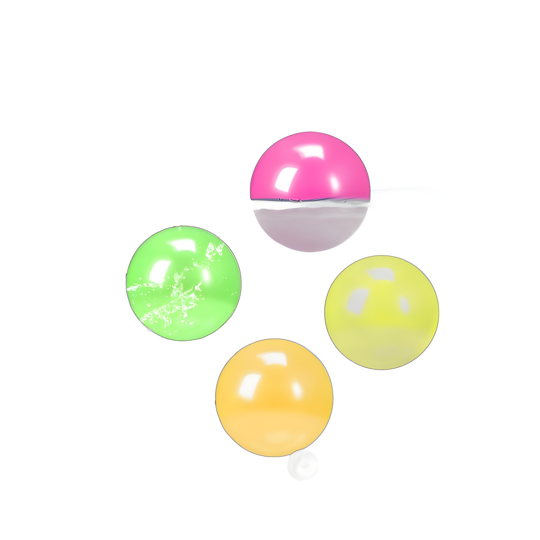 Luminous pinching balls, ceiling sticking balls, wall sticking balls, stress relief and release elastic balls, air sticking target balls, stress relief toys Item Picture