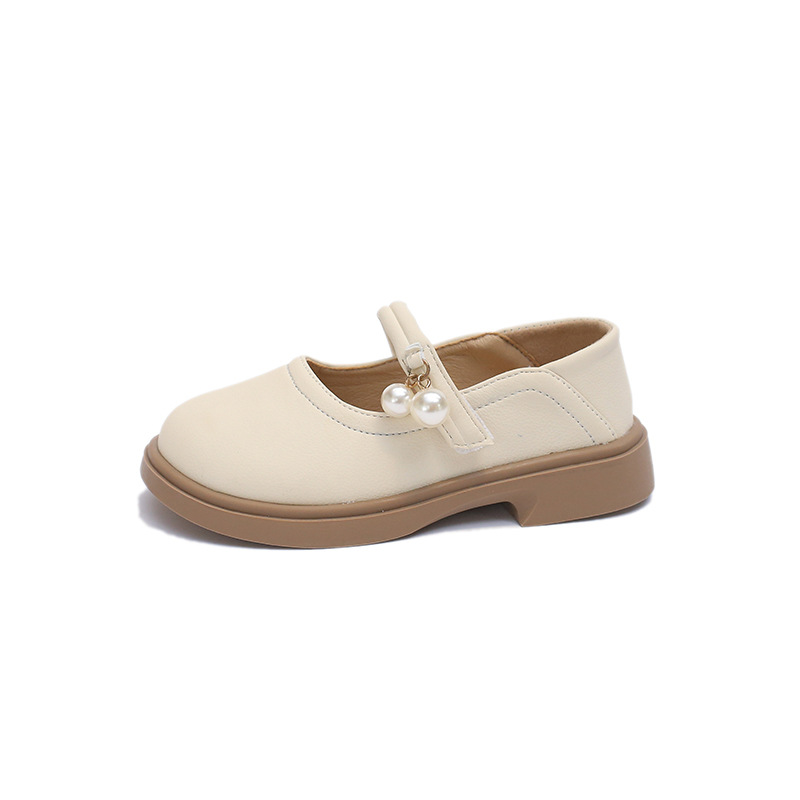 Girls' princess shoes, summer light and breathable baby leather shoes, small pearl pendant, Mary Jane single shoes wholesale, girls' shoes Item Picture