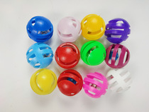 Cat toy ball Rolling hollow plastic bell ball Cat toy Bell ball 3.5cm cat pet toy