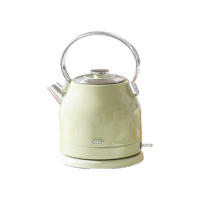 SOIKOI's retro electric kettle, a household electric kettle with large capacity and automatic power-off, made of stainless steel Item Picture