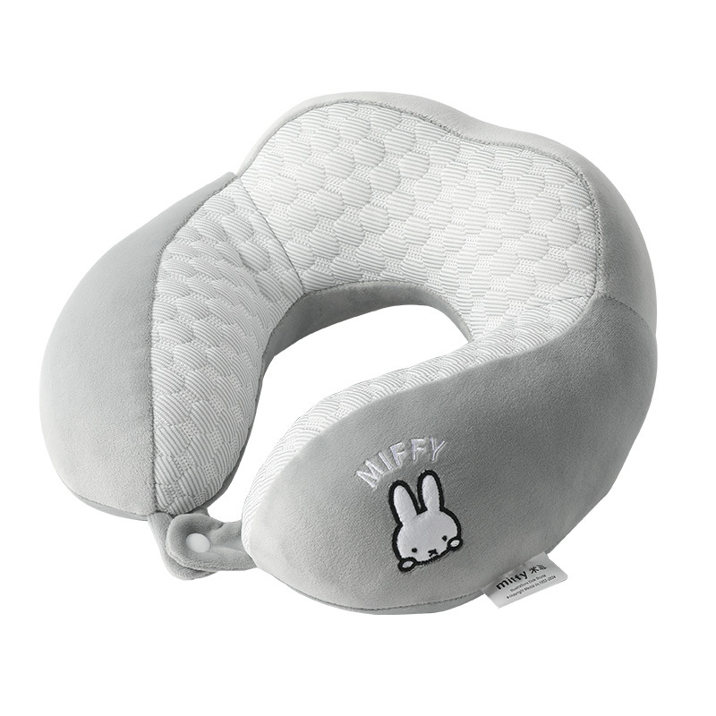 Official genuine miffy U-shaped pillow, hump neck support pillow, cool ice Bean Office nap pillow, travel pillow Item Picture