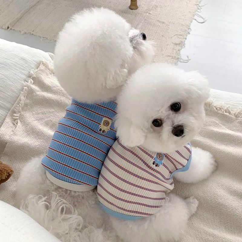 Summer thin pet vests, Bichon Frises, Pomeranians, Teddy cats, small puppies, Schnauzers, dog clothes, summer Specification image