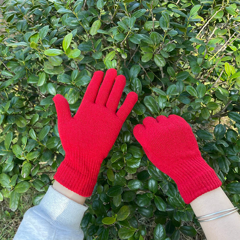 Fleece Gloves Autumn And Winter Gloves For Men And Women Warm Thick Gloves Cycling Gloves Winterproof Outdoor Knitted Gloves Application Scenario