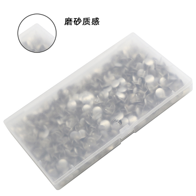 800 pieces per box, large silver flat-headed nail cork board, nickel-plated box for office supplies map nails Application Scenario
