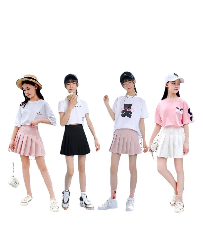 Jk Girls Pleated Skirt Children's New Culottes Korean Version Of Preppy Skirt Children's Skirt Large Child Skirt Trend Item Picture