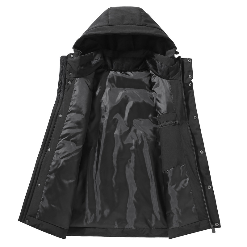 New men's cold-proof clothing, men's short winter thickened goose cotton-padded jacket, trendy Korean-style coat for teenagers Item Picture