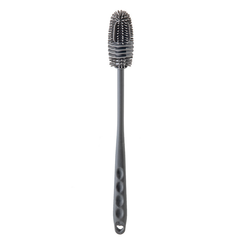 Silicone Long-Handled Cup Brush, Thermos Cup Cleaning Brush, Long-Handled Glass Cup Brush, Baby Bottle, No Blind Spots, Kitchen Cleaning Item Picture
