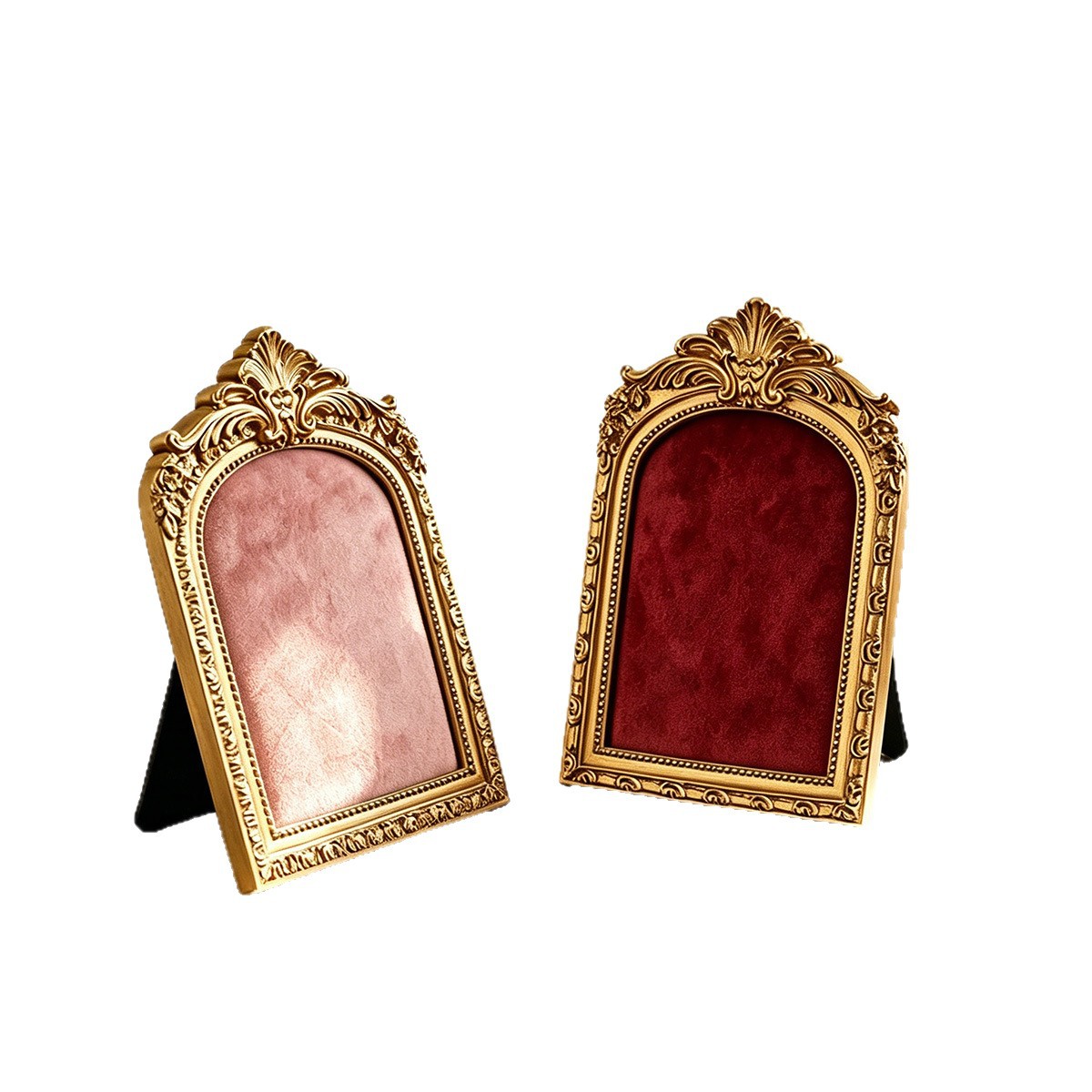 Cross-border retro European-style photo frames, jewelry display stands, ring and necklace storage plates, accessories and jewelry store display items Item Picture