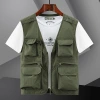 Cross-border Amazon outdoor wholesale fishing, multi-functional mesh photography, men's vest, waistcoat, multi-pocket waistcoat Application Scenario
