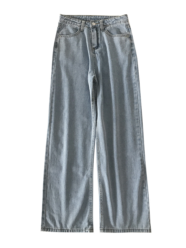 Clearance sale of women's jeans, miscellaneous wide-leg pants at low prices. 2022 new style women's denim factory inventory wholesale Item Picture
