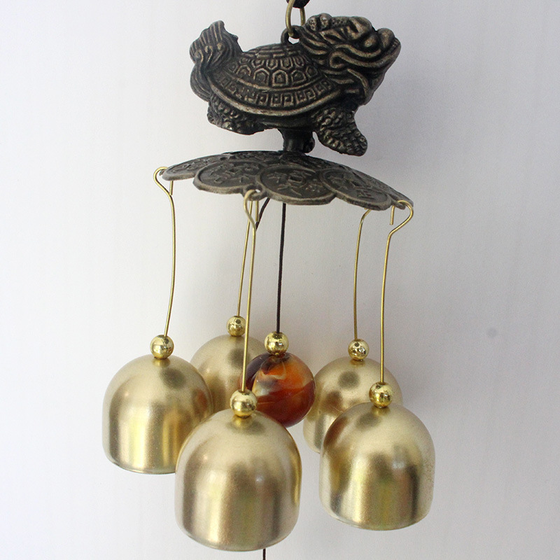 Metal Alloy Bell Pendant Decoration Gift Alloy Bell Pendant Vintage Brass Bell Bell Cross Border Application Scenario