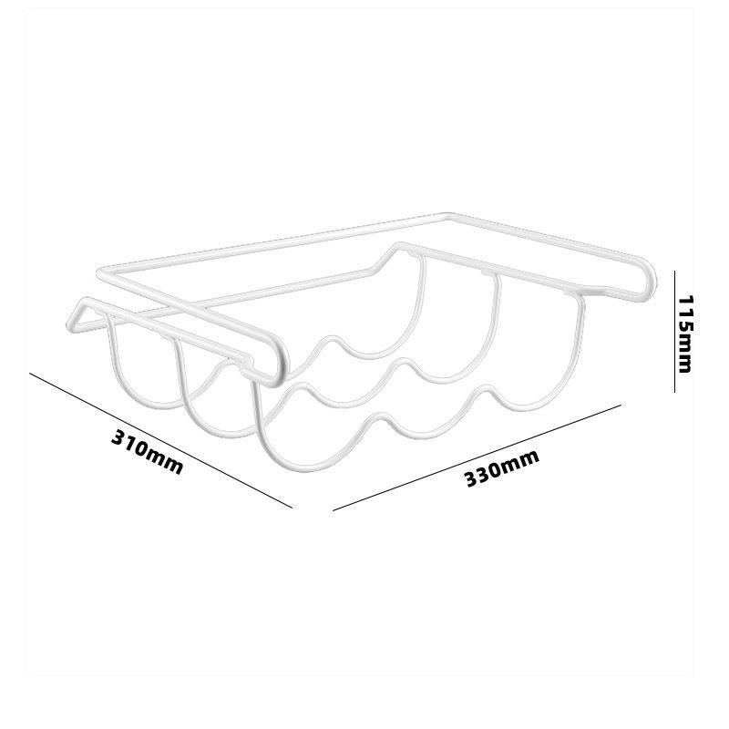 Creative Iron Art Daily Household Kitchen Items Storage Rack Refrigerator Storage Rack Beer Rack Specification drawing