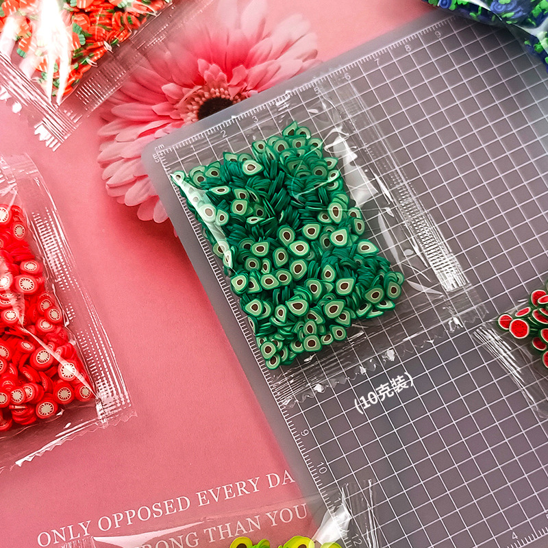 Soft clay slices 2023 Fruit Thin 10g Guka Cream Gum Drip Candy Small package Personalized Accessory set details Picture