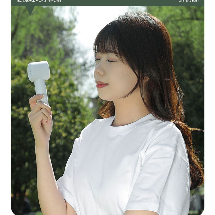 2025 New 100-speed high-speed turbine handheld fan, usb charging, mini digital display outdoor portable small fan details Picture