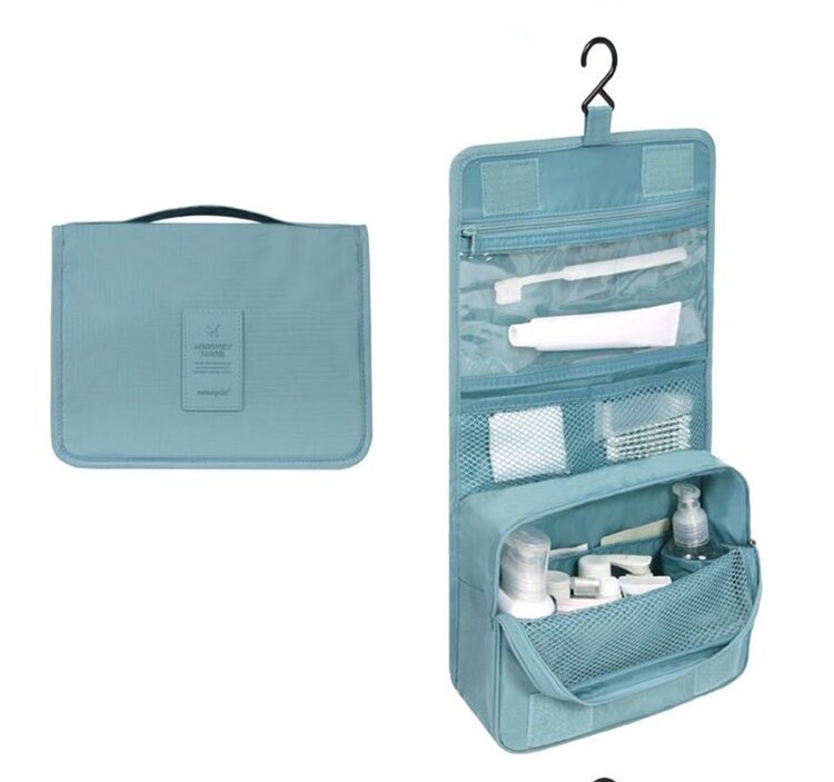 Multi-functional travel storage bag, hand-held double-layer women's makeup bag, men's travel toiletries bag details Picture