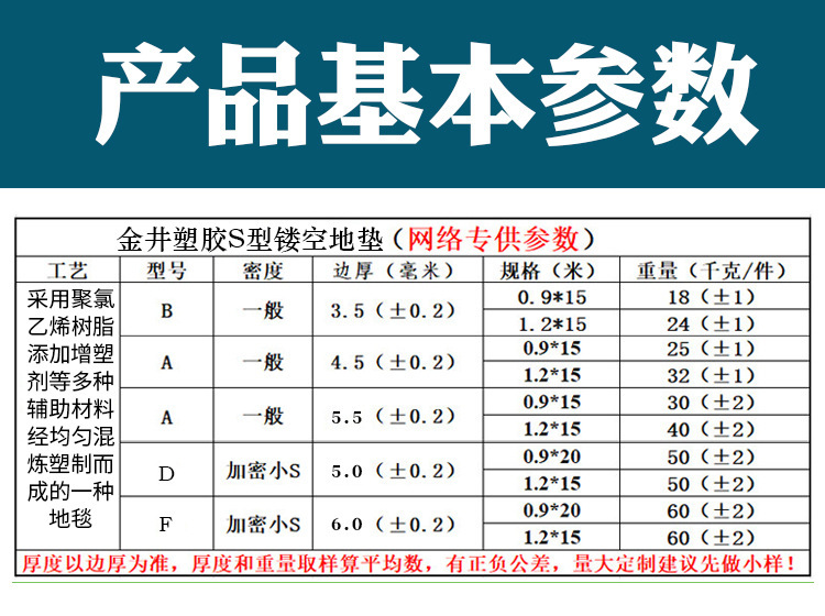 pvc镂空地垫s垫网眼地铺垫游泳池浴室厨房卫生间防滑垫塑料垫子详情7
