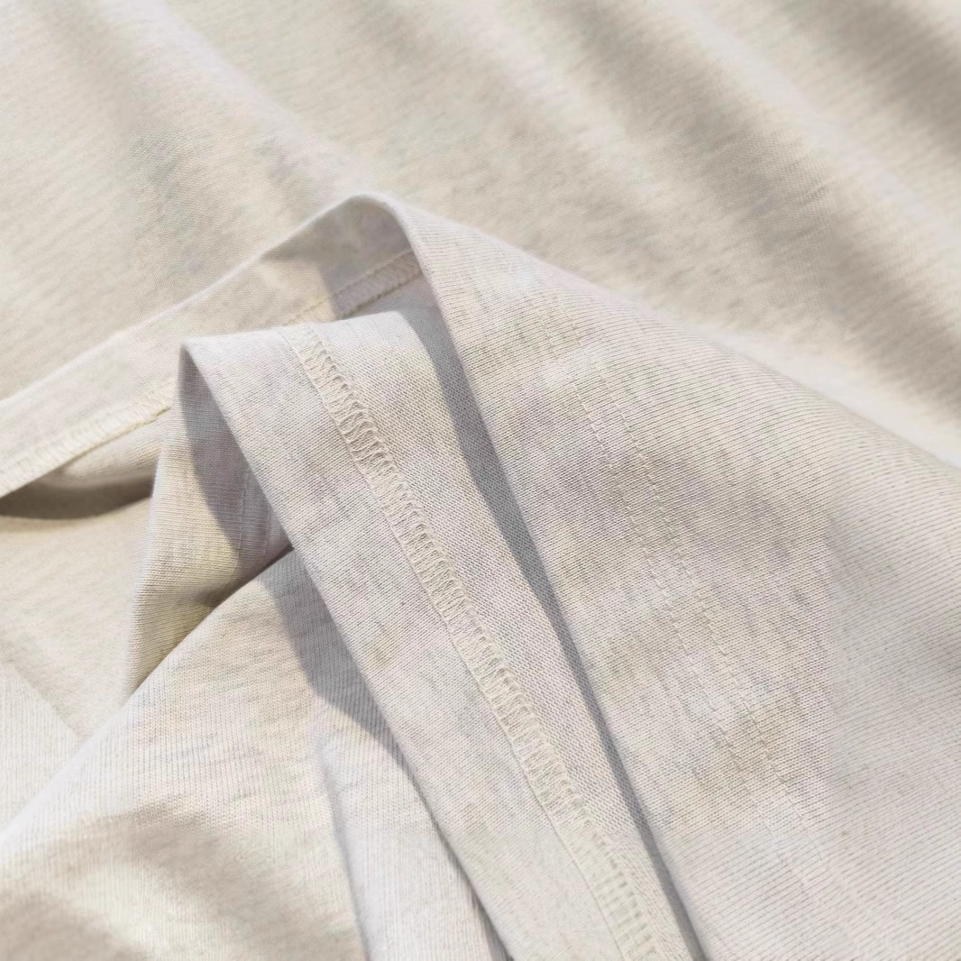 American pure cotton three-bar short-sleeved T-shirt for men, retro summer round neck, loose and versatile, a laid-back couple's outfit Application Scenario