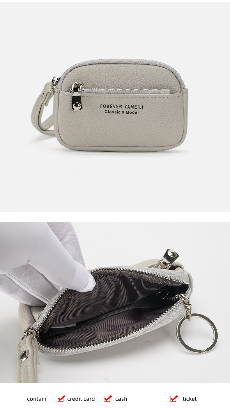 小钱包女士2024新款零钱包可爱学生二合一卡包多功能收纳包女款一体包详情4