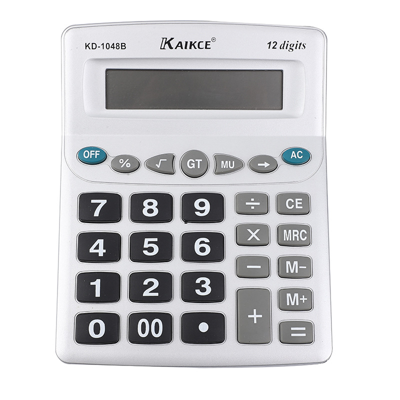 Business financial office calculator, 12-digit large screen calculator, 1048B calculator, factory direct sales Item Picture