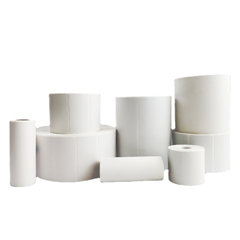 Customized manufacturer of rewinding paper for hand-held labeling machines of self-adhesive labels Specification drawing