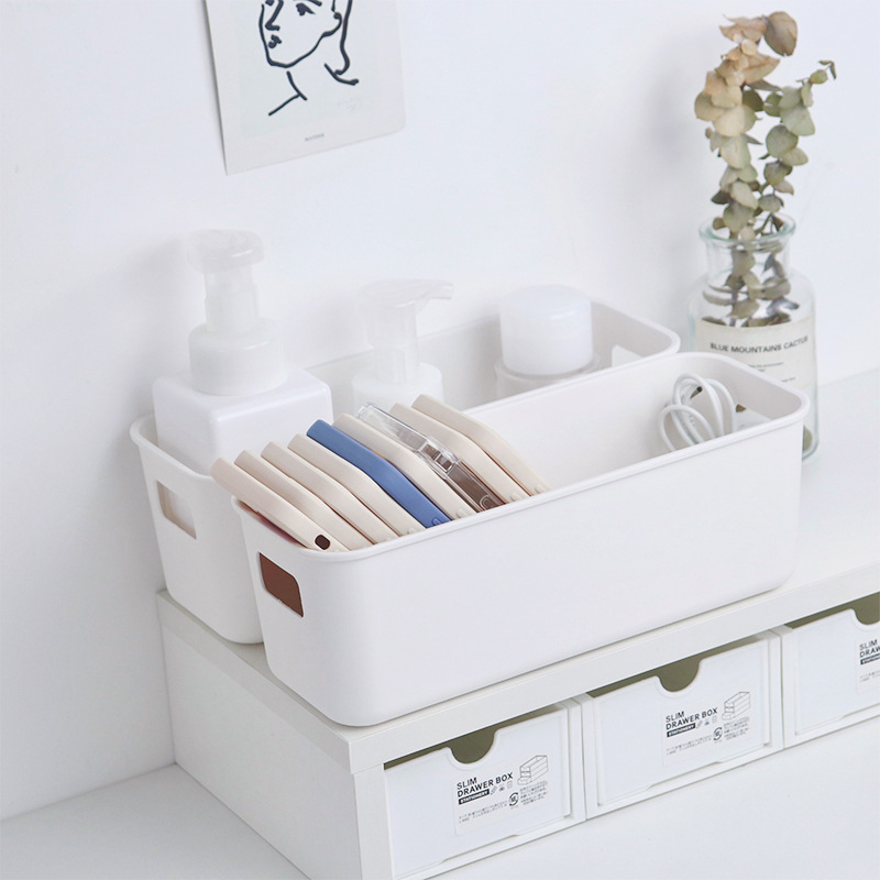 Mobile Phone Case Storage Box Student Dormitory Desktop Multi-Functional Storage Box Rectangular Debris Storage Box Sorting Tool details Picture