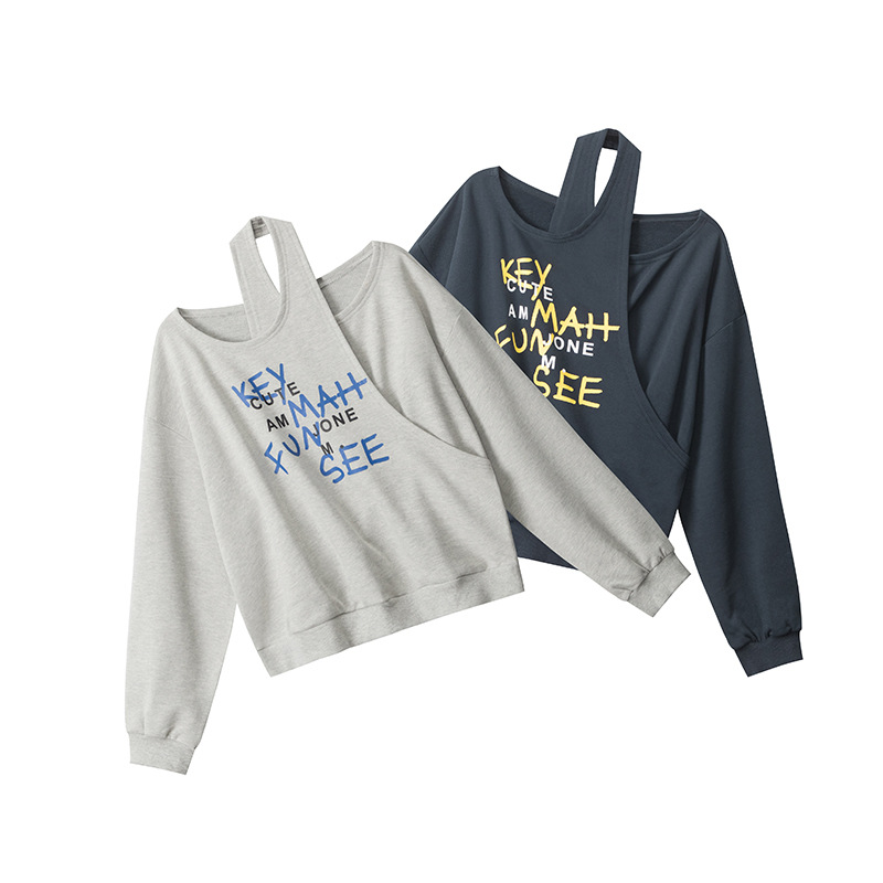 卫衣/连帽卫衣/衣服女生长袖韩版/跨境女外套/Hoodie白底实物图