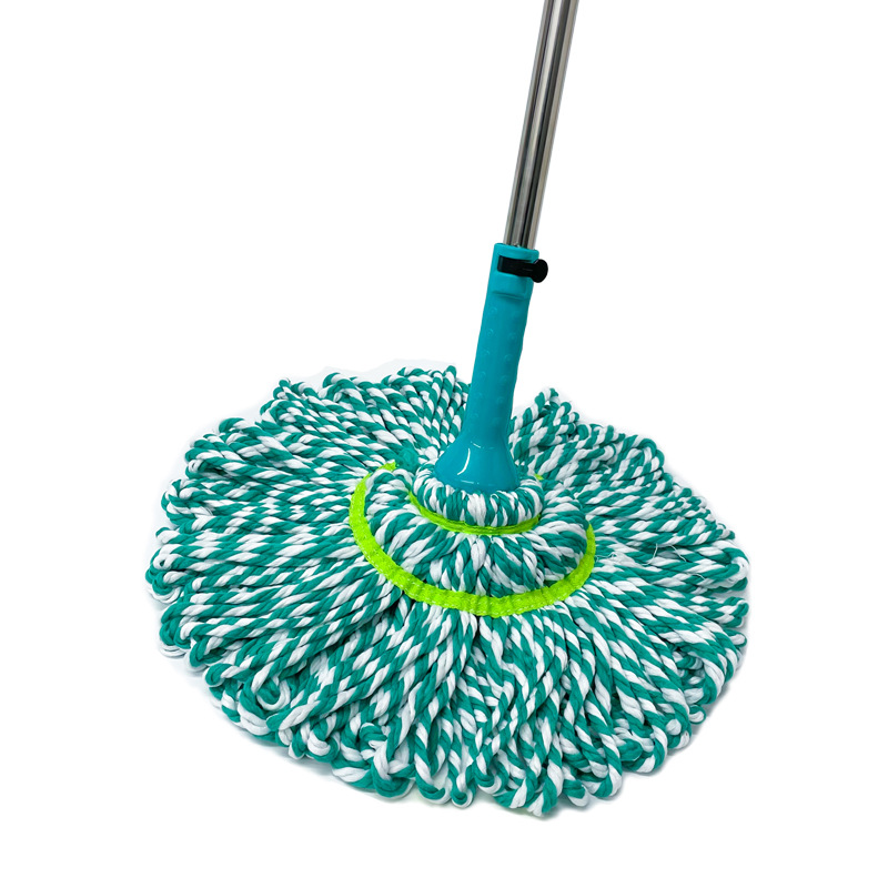 Self-twisting water mop for lazy people, no need to hand wash, ultra-fine fiber stainless steel rod, must-lock Picasso dry and wet dual-purpose mop Item Picture