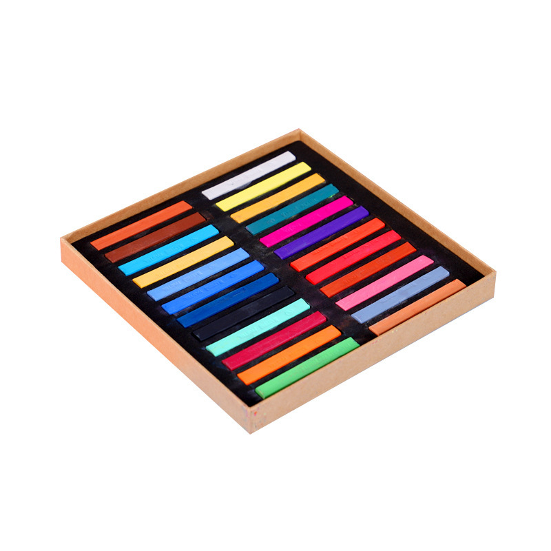 色粉笔马利12色24色36色48色彩色粉笔颜料彩绘色粉染发棒色粉定制详情图4