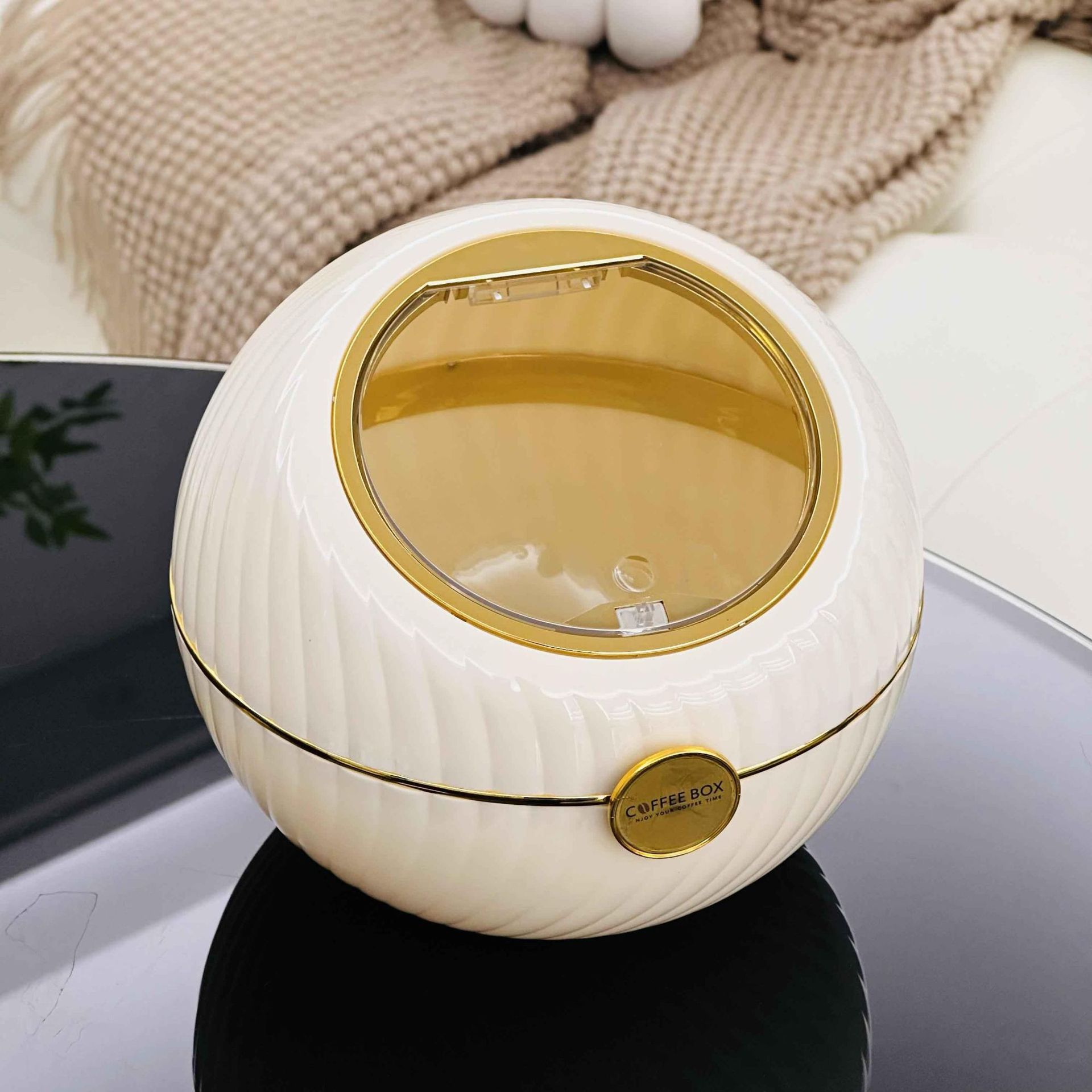 Tea bag storage box, coffee bar counter storage rack, tea capsule box, PET dust-proof transparent coffee table rack, paper packaging storage box, coffee bar counter storage rack, tea capsule box, PET dust-proof transparent coffee table rack details Picture