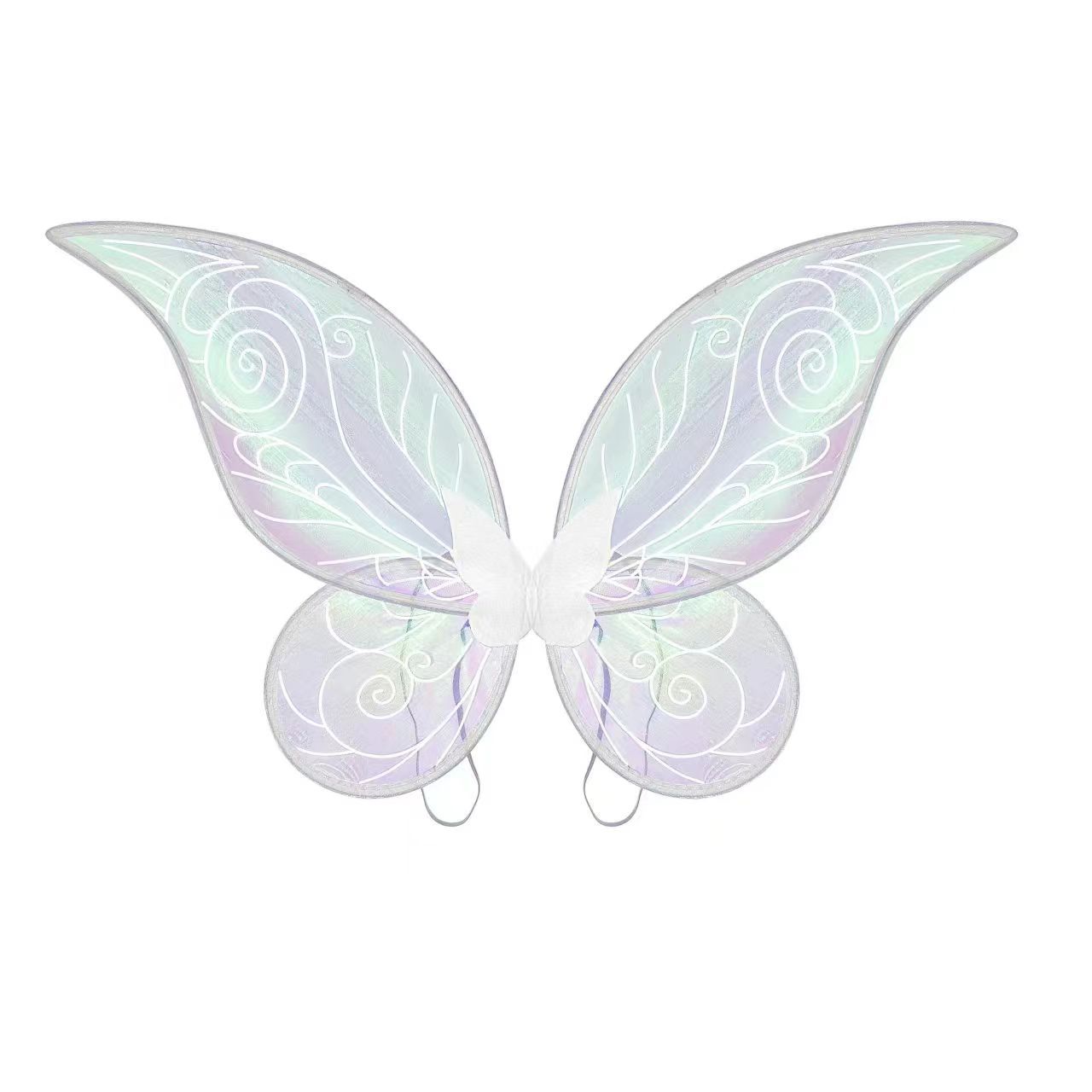 Cross-border Amazon children and adults Angel Wings Colorful Butterfly Festival Party Elf Butterfly Wings Prop set Specification image