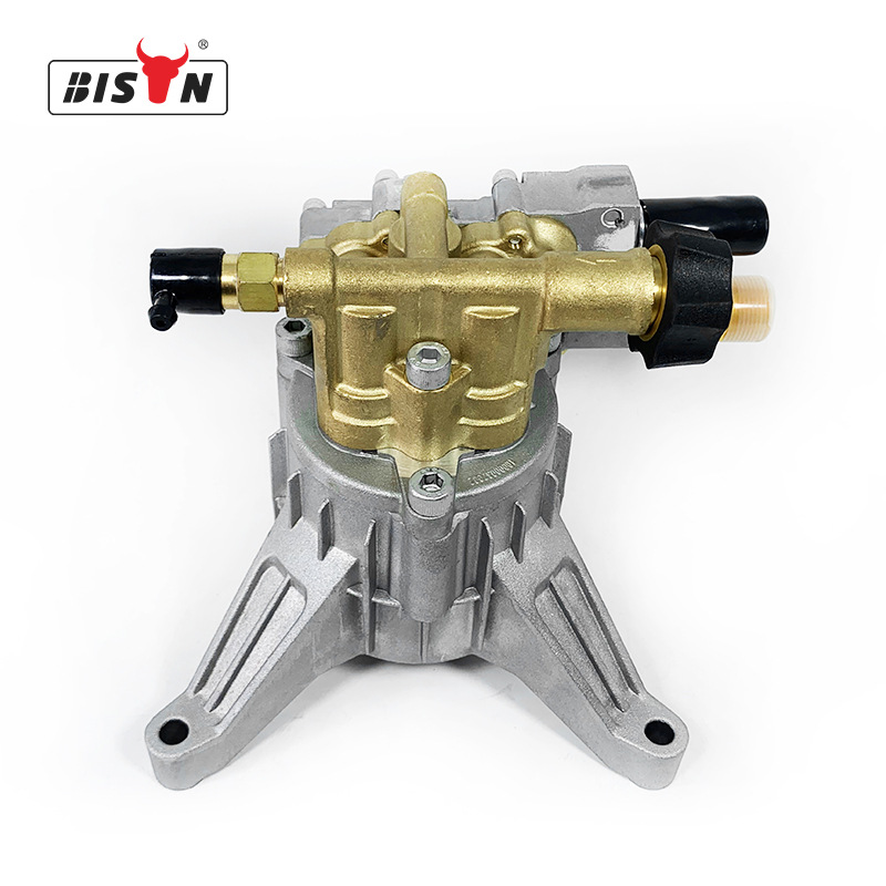 柏森增压泵洗车泵自吸铜泵头 大流量高压清洗机泵头 洗车机泵头