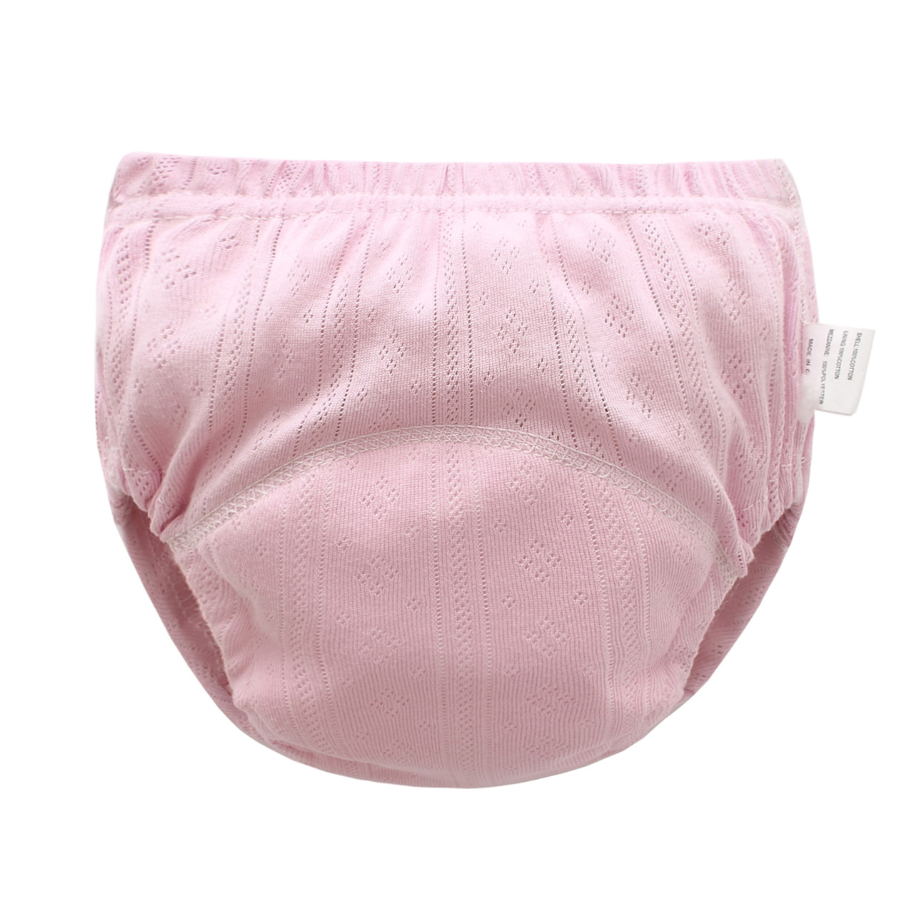 New hollowed-out learning pants six layers gauze diaper pocket infant training pants children's diaper details Picture