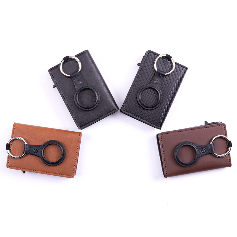 Manufacturers Wholesale Amazon New Rfid Keychain Tracker Protective Cover Airtag Locator Card Package Credit Application Scenario