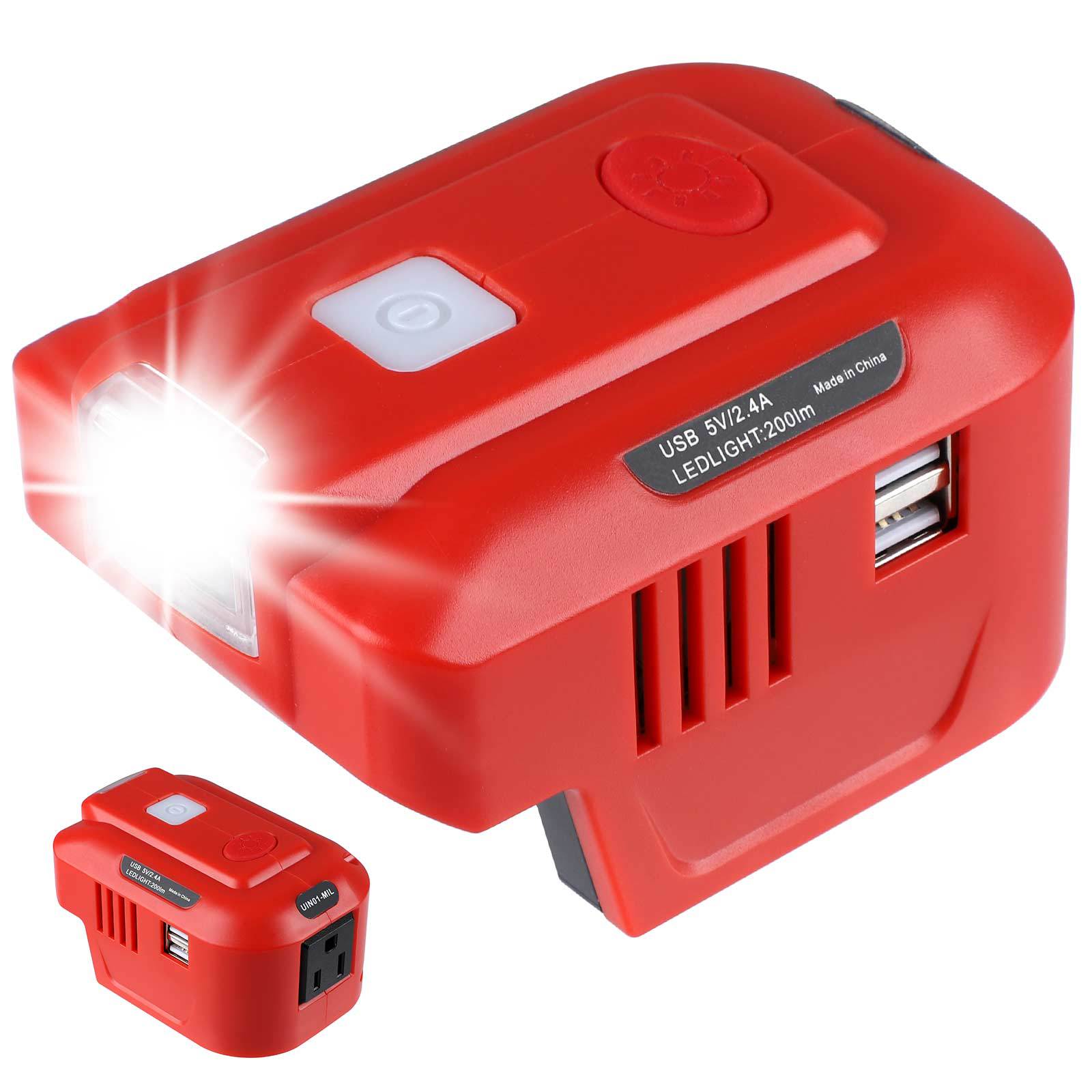 Tool Battery The Uin01 Ac110v220v Inverter Is Compatible With Devemil Makita Vogge Bosch Batteries details Picture