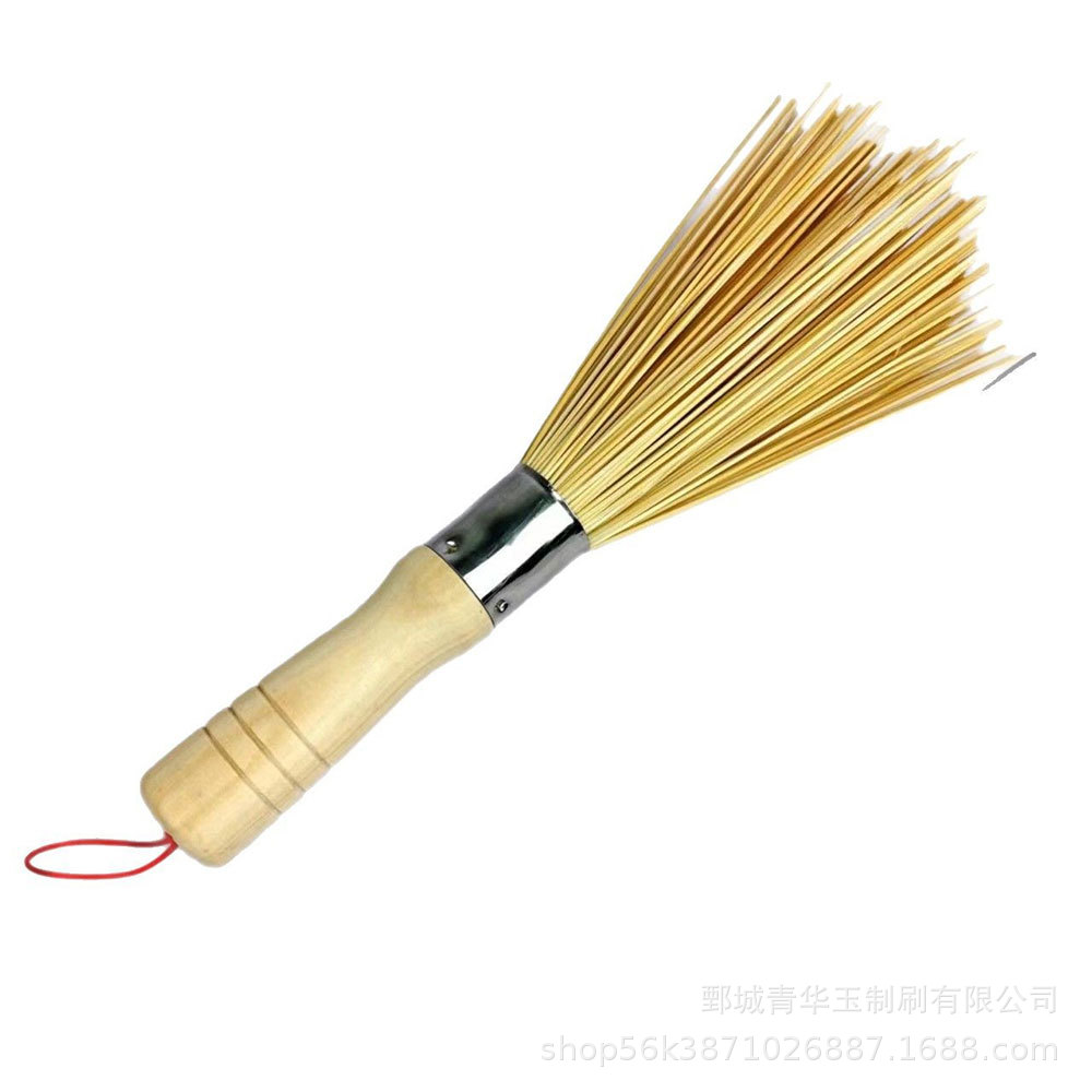 In stock: bamboo brushes for washing POTS, rice cookers, kitchen brushes for POTS and dishes, household cleaning brushes, and bamboo brooms for cooking Item Picture