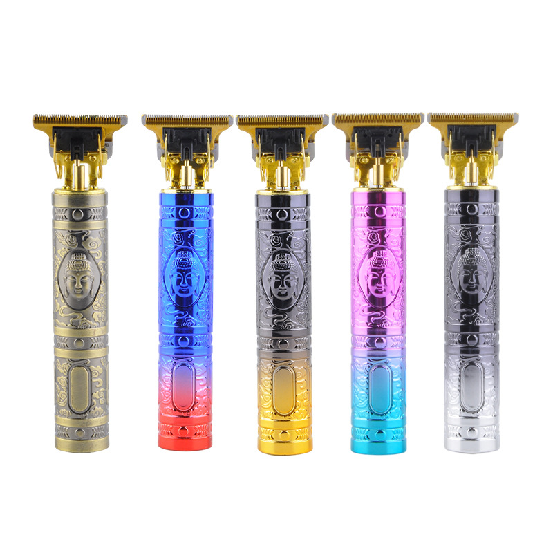 Cross-border new product t9 electric hair clipper wholesale, engraved mark electric clipper, bald oil head electric clipper, plastic hair razor Item Picture