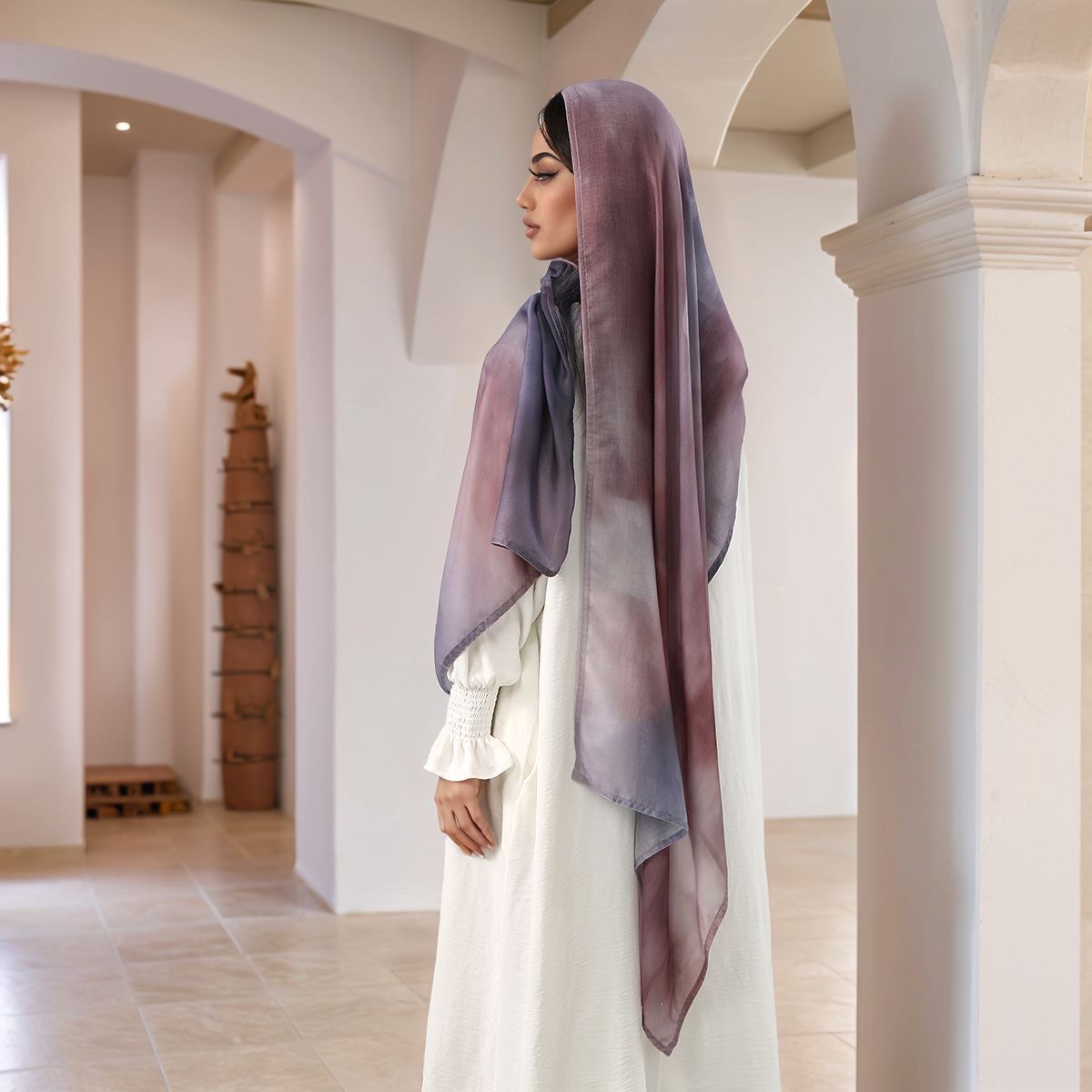 中东热销人棉印花头巾女跨境马来西亚流行民族包头头巾阿拉伯头巾详情4